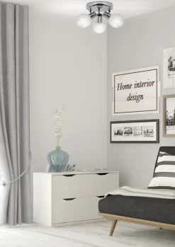 Lampa sufitowa Turno plafon 3x40W E14  chrom