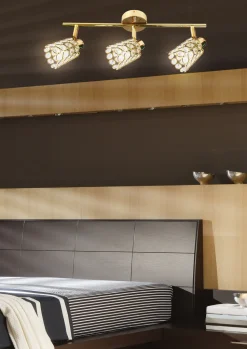 Lampa sufitowa York listwa 3x40W G9 różowe złoto (bż)