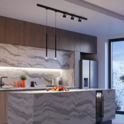 Lampa sufitowa/wisząca, 5 punktowa, system szynowy 3 fazowy, ISA 36W LED 3000K