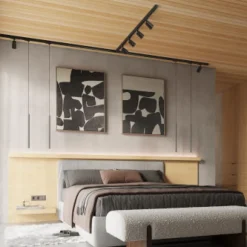 Lampa sufitowa/wisząca, 10 punktowa, system szynowy 3 fazowy, AURA/PASTELO