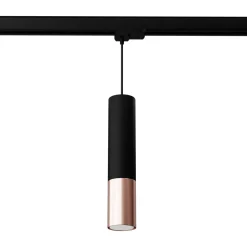 Lampa szynowa LOOPEZ czarny/miedź GU10
