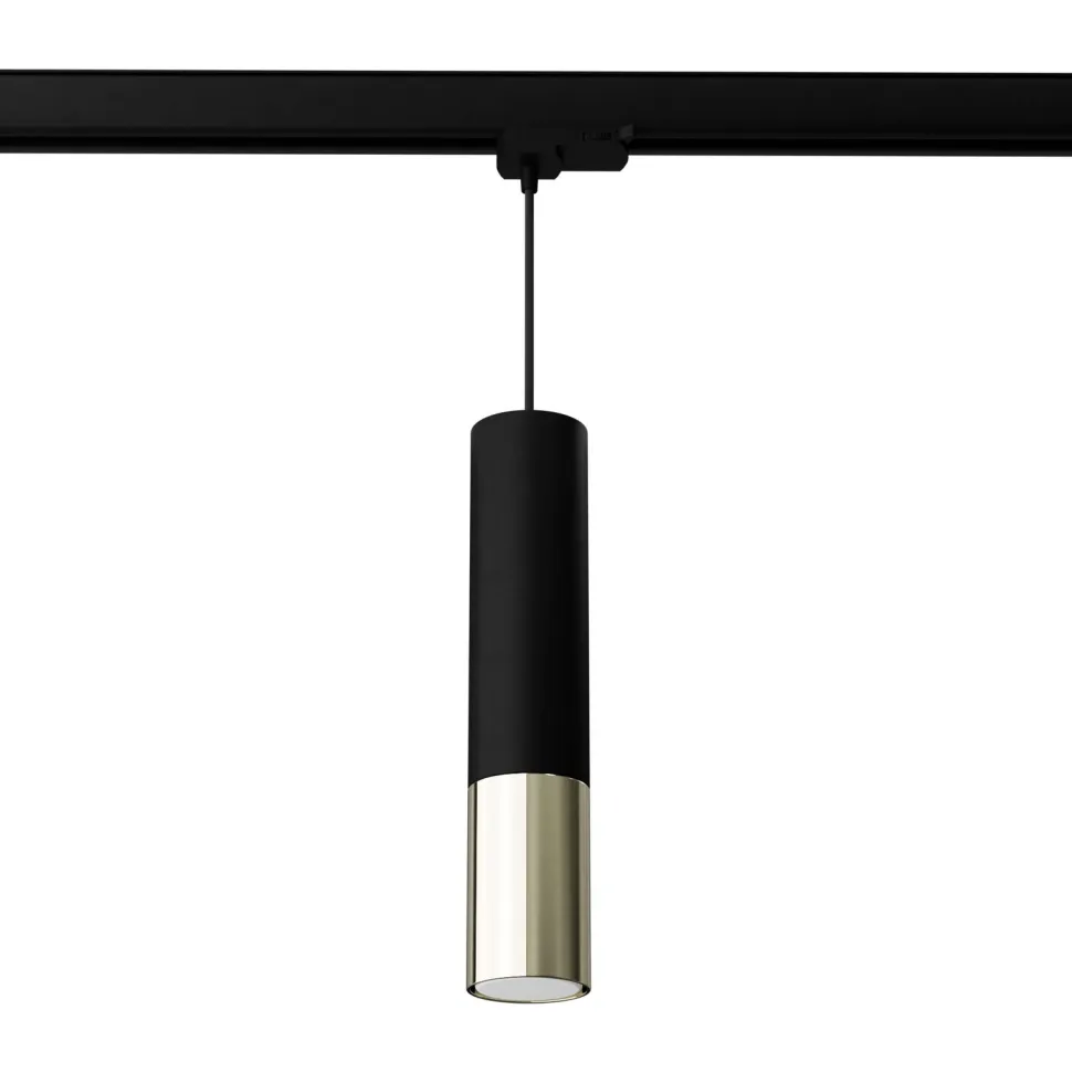 Lampa szynowa LOOPEZ czarny/złoty GU10 4000K 7W 530lm