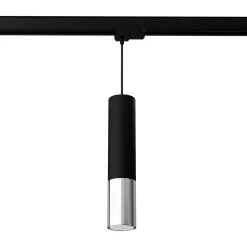 Lampa szynowa LOOPEZ czarny/chrom GU10 4000K 7W 530lm