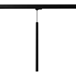 Lampa wisząca, 3 punktowa, system szynowy 3 fazowy, PASTELO czarna