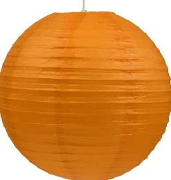 Lampa wisząca Abażur papierowy-kokon  kula papierowa 60 pomarańcz