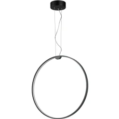 Lampa wisząca ACIRCULO led czarna 50 cm