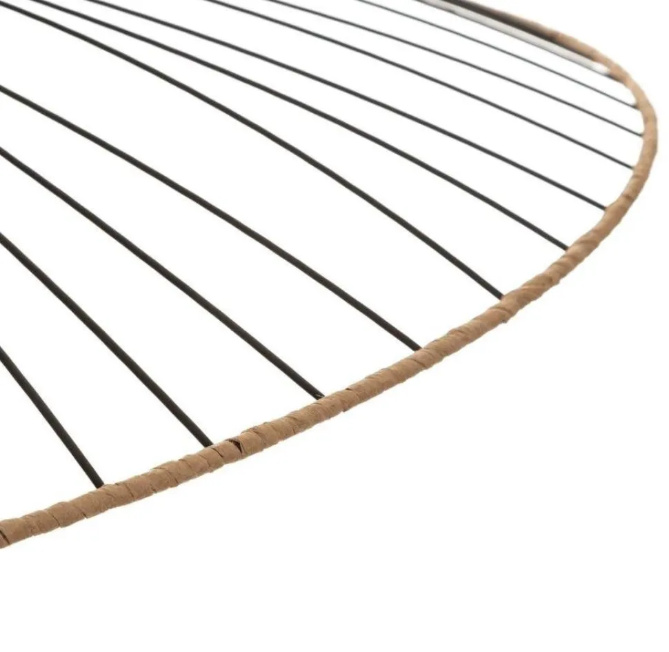 Lampa wisząca Alara czarna 69,5cm