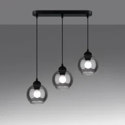 Lampa wisząca ALINO 3 czarna