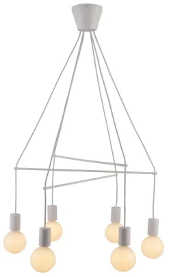 Lampa wisząca Alto 6x40W E27 biały  matowy