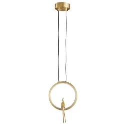 Lampa wisząca AMICI led złota 27 cm