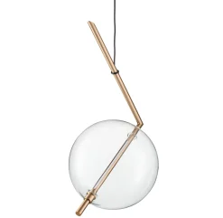 Lampa wisząca AMORE - 1 LED złota 24 cm