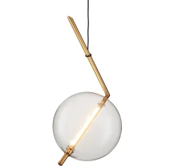 Lampa wisząca AMORE - 1 LED złota 24 cm