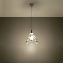Lampa wisząca ANATA biała