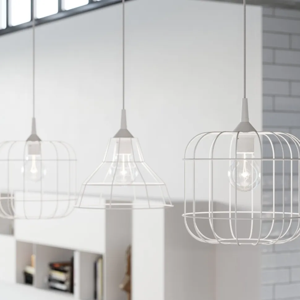 Lampa wisząca ANATA biała