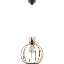 Lampa wisząca ARANCIA naturalne drewno