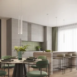 Lampa wisząca ARCHE 3P biała