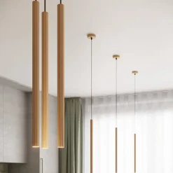 Lampa wisząca ARCHE 3P złota