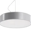 Lampa wisząca ARENA 45 szara