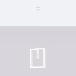 Lampa wisząca ARIES biała