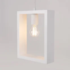 Lampa wisząca ARIES biała