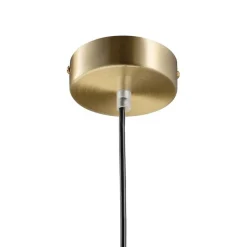 Lampa wisząca ARTDECO czarno - złota 35cm