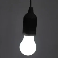 Lampa wisząca żarówka czarna