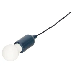 Lampa wisząca żarówka granatowa