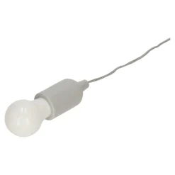 Lampa wisząca żarówka szara