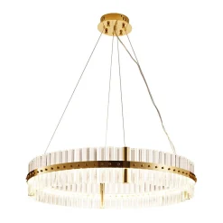 Lampa wisząca AURA LED złota 85 cm