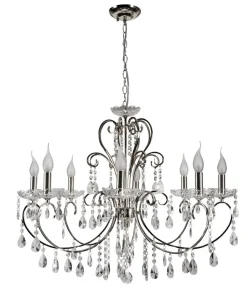 Lampa wisząca Aurora 8*40W E14 chrom