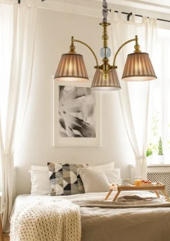 Lampa wisząca Austin 3x40W E14 patyna