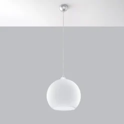 Lampa wisząca BALL biała