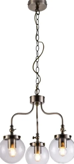 Lampa wisząca Ballet 3x40W E27 patynowy