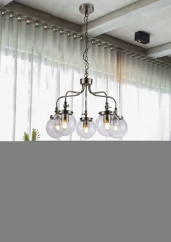 Lampa wisząca Ballet 5x40W E27 patynowy