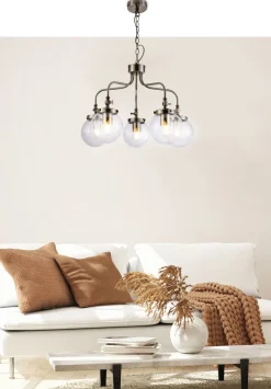 Lampa wisząca Ballet 5x40W E27 patynowy