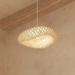Lampa wisząca Beddy bambusowa