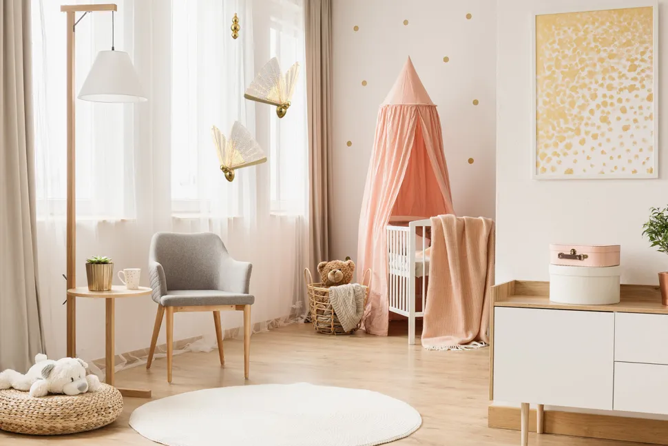 Lampa wisząca BEE LAMP 1 LED złota 21 cm