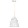Lampa wisząca Bene 20/21 stożek 1x60W  E27 ażurowy biały