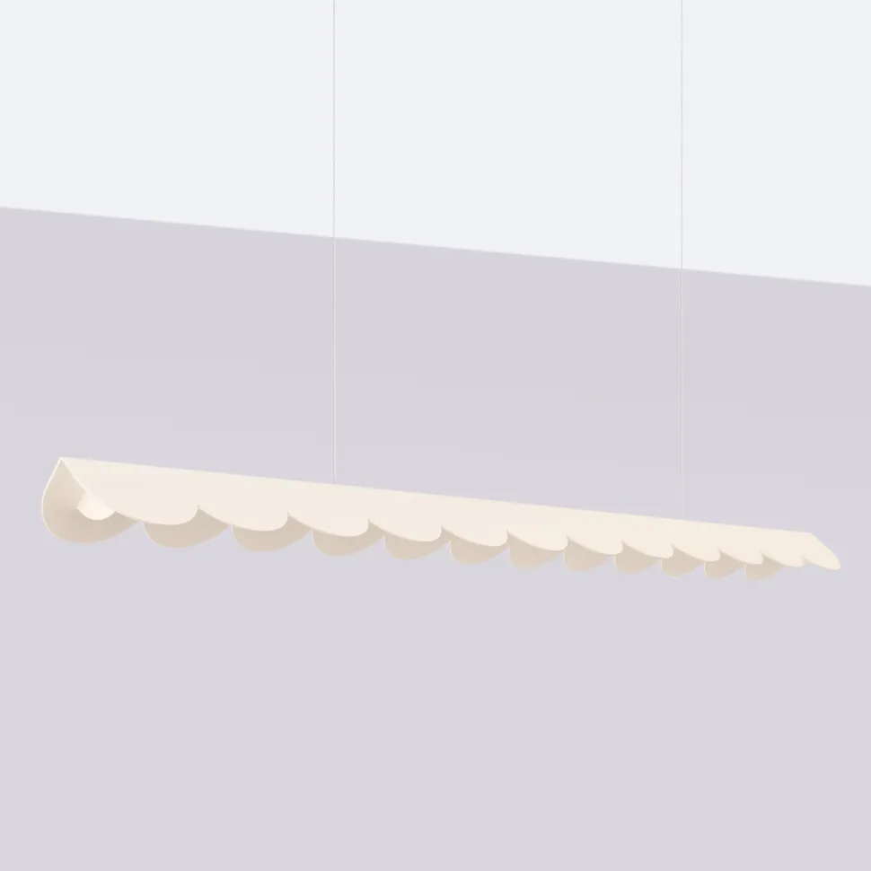 Lampa wisząca BISCUIT beżowa LED 4000K