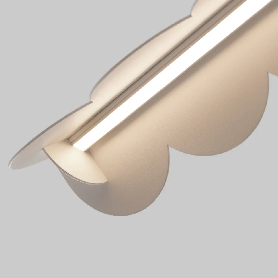 Lampa wisząca BISCUIT beżowa LED 4000K