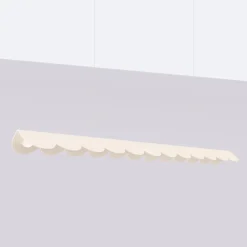 Lampa wisząca BISCUIT beżowa LED 3000K