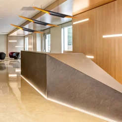 Lampa wisząca BLACK TUBE czarno złota 100 cm