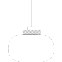 Lampa wisząca BOOM LED szaro złota 35 cm