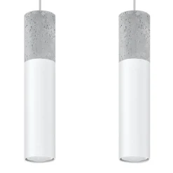 Lampa wisząca BORGIO 2 biały