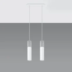 Lampa wisząca BORGIO 2 biały