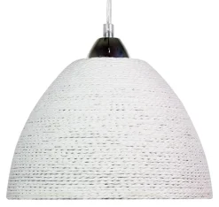 Lampa wisząca Braid 230 1x60W E27 biały