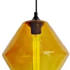 Lampa wisząca Bremen 20 1x60W E27 klosz  pomarańczowy + żarówka