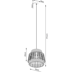 Lampa wisząca BRILO