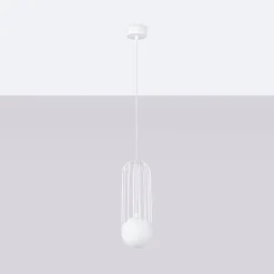 Lampa wisząca BRINA 1 biała