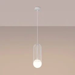 Lampa wisząca BRINA 1 biała